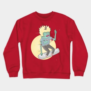 Zombie Skater Crewneck Sweatshirt